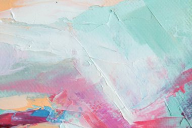 Tuval üzerindeki yağlı boya palet bıçağıyla yazılır. Yağlı boya ve palet bıçağıyla yapılmış bir resmin resmi.. 