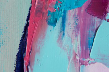 Tuval üzerindeki yağlı boya palet bıçağıyla yazılır. Yağlı boya ve palet bıçağıyla yapılmış bir resmin resmi.. 