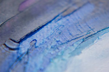 Tuval üzerindeki yağlı boya palet bıçağıyla yazılır. Yağlı boya ve palet bıçağıyla yapılmış bir resmin resmi.. 