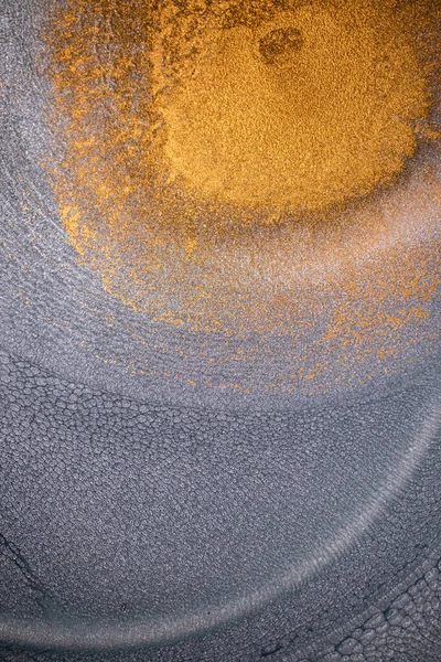 Preto Dramático Abstração Monocromática Reminiscente Escamas Dragão Lava Aglomerada Cintilante — Fotografia de Stock