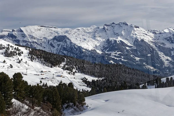 View of train window from Eigergletscher to Jungfraujoch