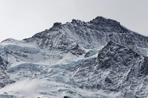 Vista Janela Trem Eigergletscher Para Jungfraujoch — Fotografia de Stock