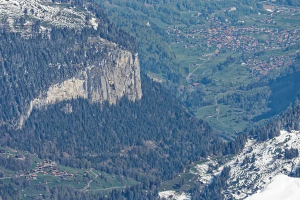 Vista Panoramica Dall Alto Europa Jungfraujoch — Foto Stock