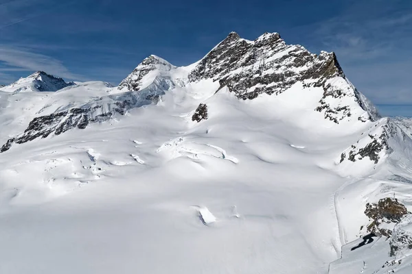 Scenic View Fra Toppen Europa Jungfraujoch - Stock-foto