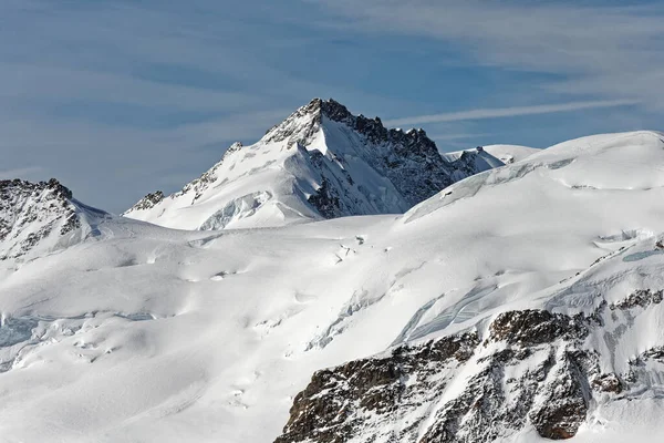 Vista Panorâmica Topo Europa Jungfraujoch — Fotografia de Stock