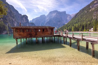 Lago di Braies - lake in Doomites