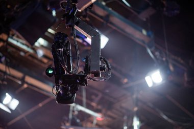 TV kamera bir konser salonu.