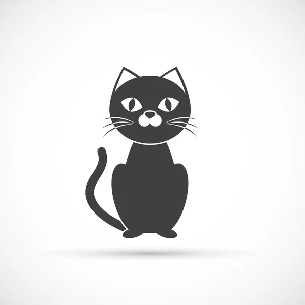 Illustrations Of Black Cat Action Icon On White Background, Animals Vector  Of Isolated A Cute Cat Icon. Royalty Free SVG, Cliparts, Vectors, and Stock  Illustration. Image 94933860.