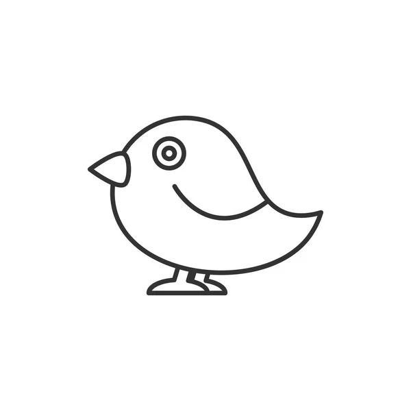 Vogel-Ikone — Stockvektor