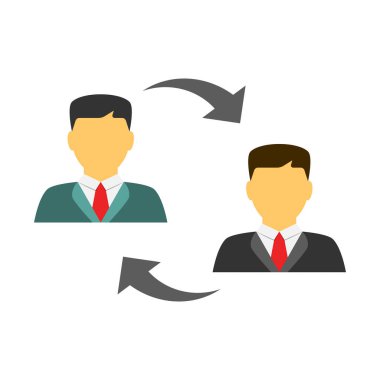 Erkekler düz simgesi alışverişi