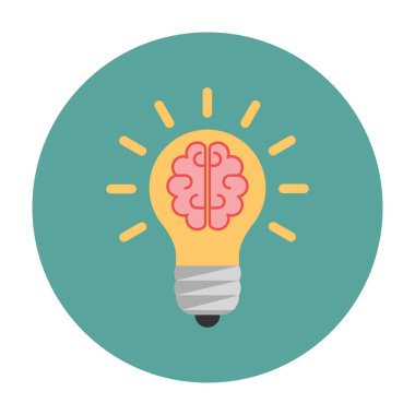 Ampul içinde bir beyin ile