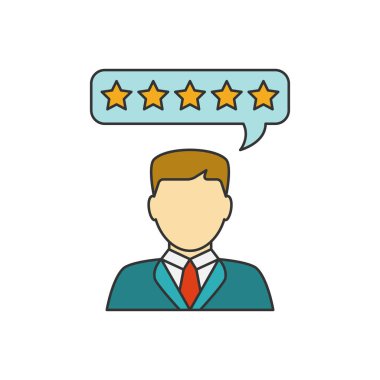 Müşteri değerlendirmeleri satırı simgesi