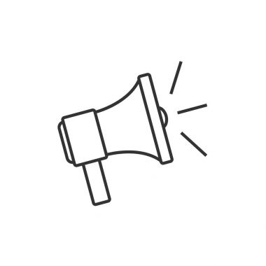 hoparlör anahat simgesi