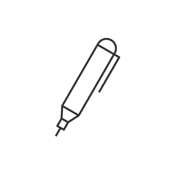 Icône de contour de stylo — Image vectorielle