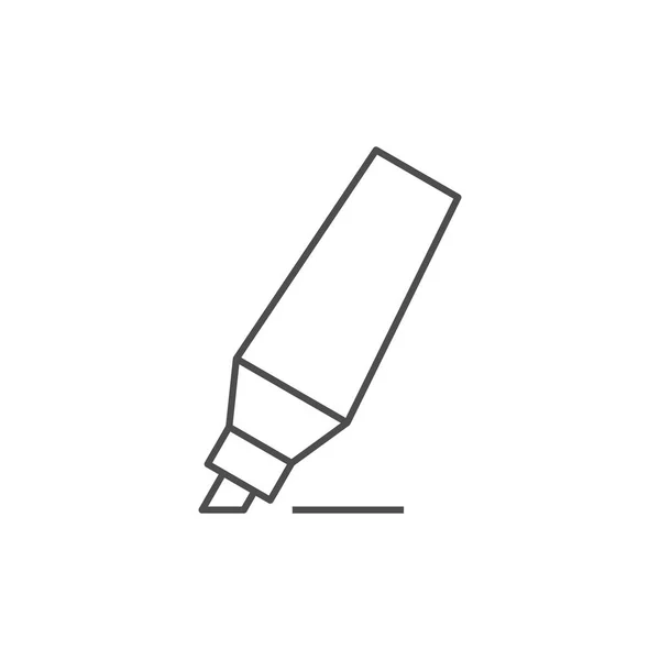 Marker Pen overzicht pictogram — Stockvector