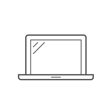 Dizüstü bilgisayar satırı simgesi