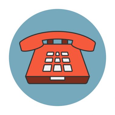 Deskphone düz satırı simgesi