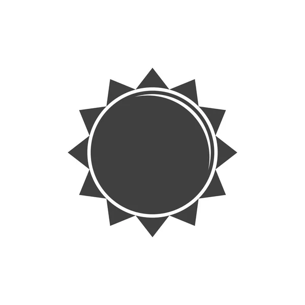 Zon vector pictogram — Stockvector