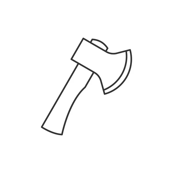 Symbolbild mit der Axt — Stockvektor