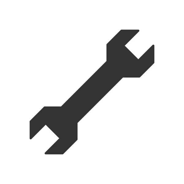 Llave icono negro — Vector de stock