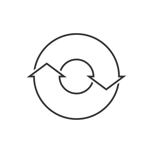 2 つの手順を含む円グラフ — ストックベクタ