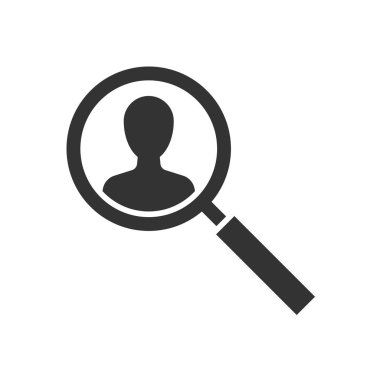 Beyaz arkaplanda siyah simge aranıyor