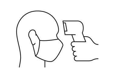 Beyaz arkaplanda ana karakter simgesini kontrol et