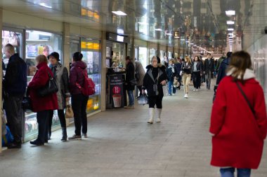 Moskova 'da yeraltı geçidi