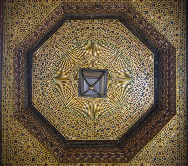 Marrakech Marruecos Enero 2019 Interior Del Hermoso Antiguo Palacio Bahía — Foto de Stock