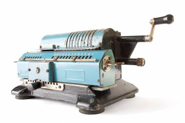 makine üzerinde beyaz