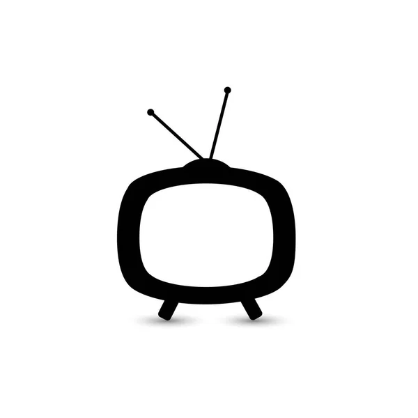 Elektronisches Gerät oder Retro-Fernseher — Stockvektor