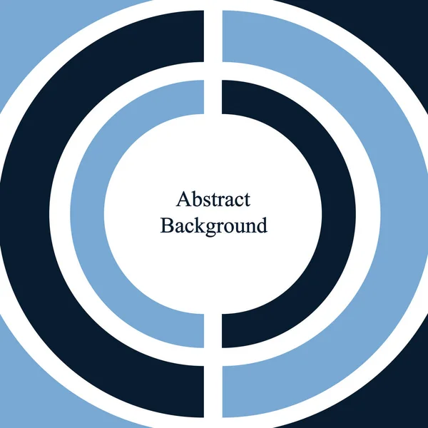 Fond abstrait des cercles bleus coupés — Image vectorielle