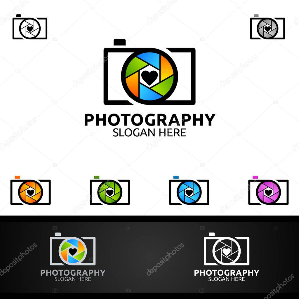 Abstract Camera Photography Logo