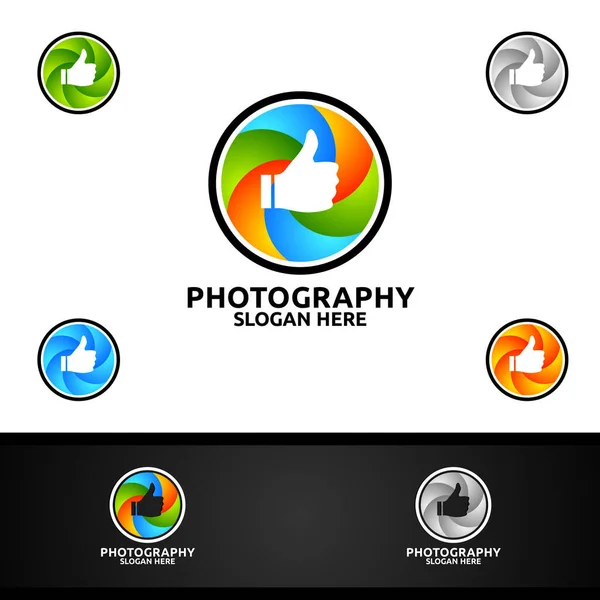 Goede Camera Fotografie Logo — Stockvector