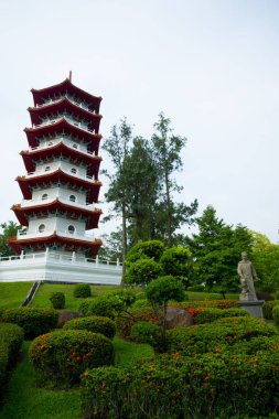 Çin Bahçesinde 7 Katlı Pagoda - Singapur