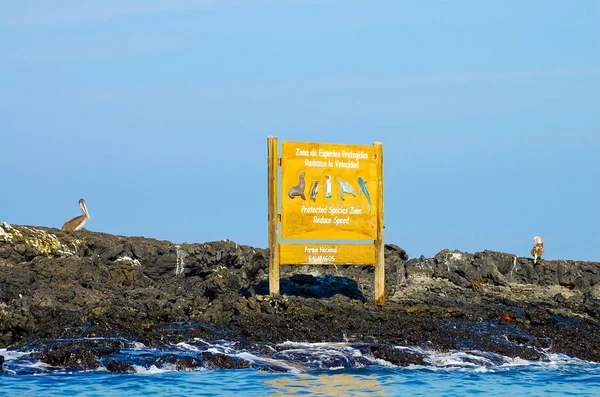Tierzeichen Galapagos Ecuador — Stockfoto