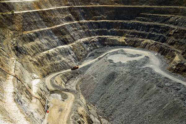 Truck from Underground Mine