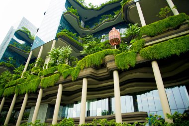 Şehirdeki Yeşil Eko Binası