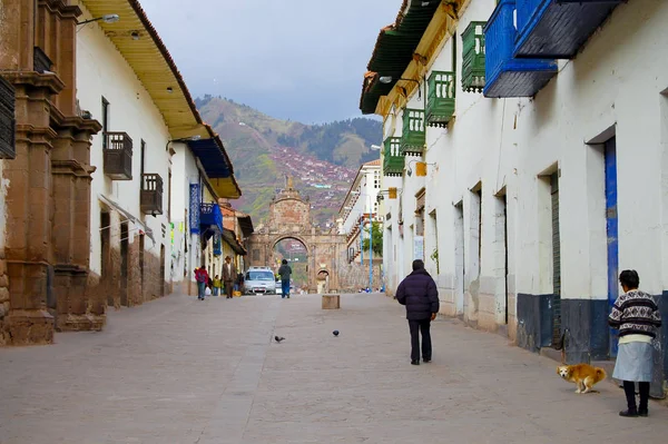 Calle Cusco Perú — Foto de Stock