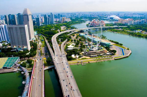 Bayfront Avenue East Coast Parkway Singapore City — Stock Photo, Image