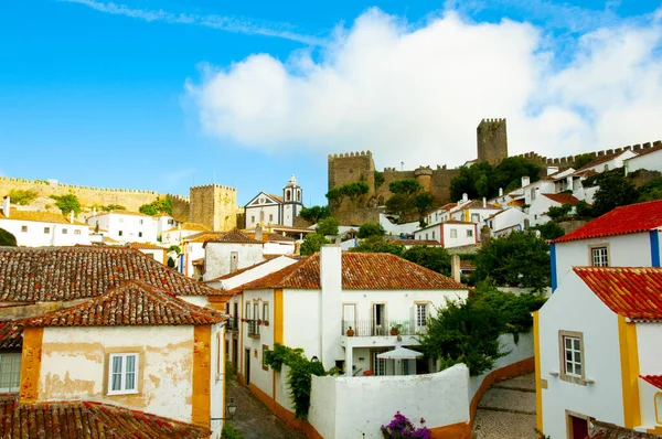 Village Obidos Portugal — Stockfoto