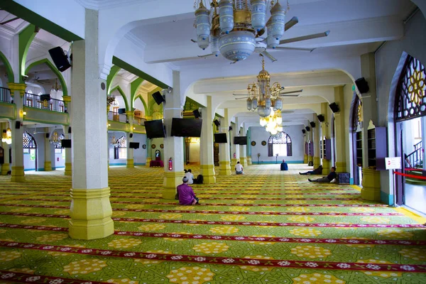 Singapore City Singapore 2019 Április Interior Sultan Mosque Muscat — Stock Fotó