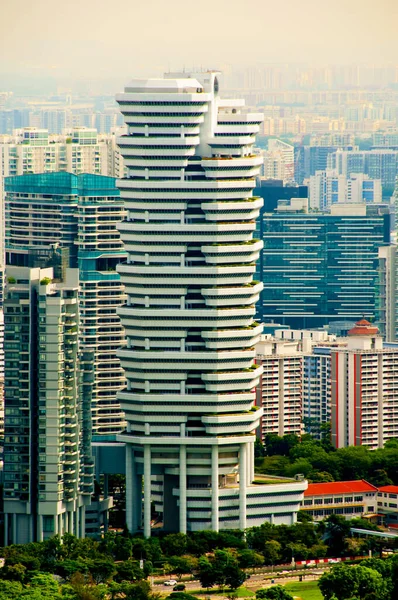 Gebouwen Stad Singapore — Stockfoto