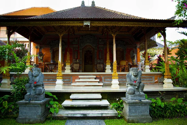 Traditionele Balinese Decoratieve Architectuur Indonesië — Stockfoto