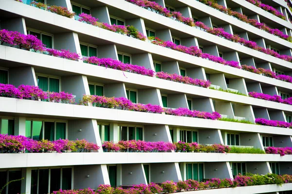 Modern Balkonlar Singapur Şehri — Stok fotoğraf