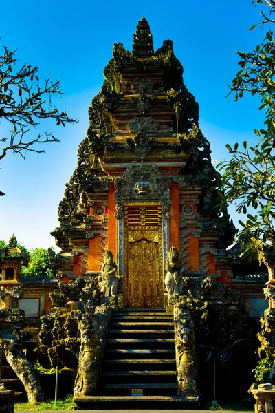 Saraswati Tempel Bali Indonesië — Stockfoto