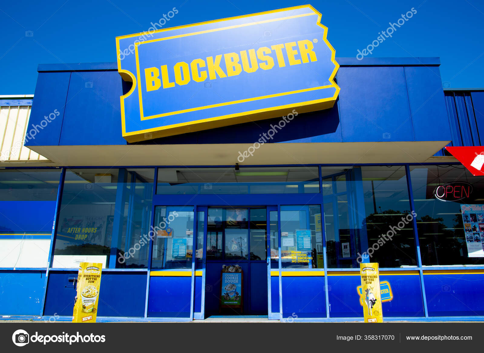 Blockbuster video sale stock