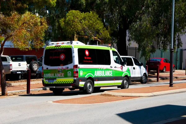 Perth Australien März 2020 John Ambulance Wird Die Stadt Entsandt — Stockfoto