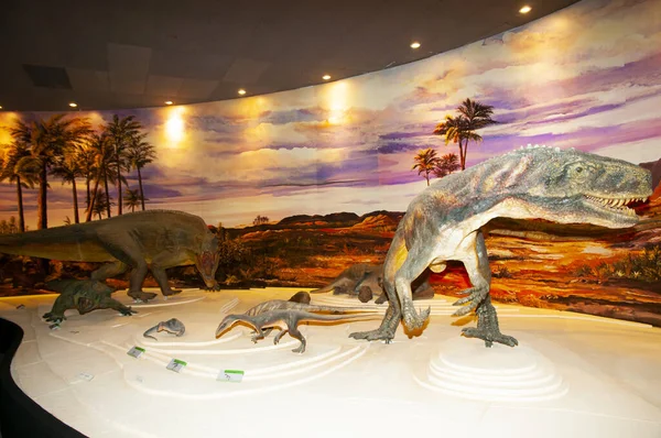San Juan Argentinië April 2017 Replica Van Dinosaurussen Het Interpretatiecentrum — Stockfoto