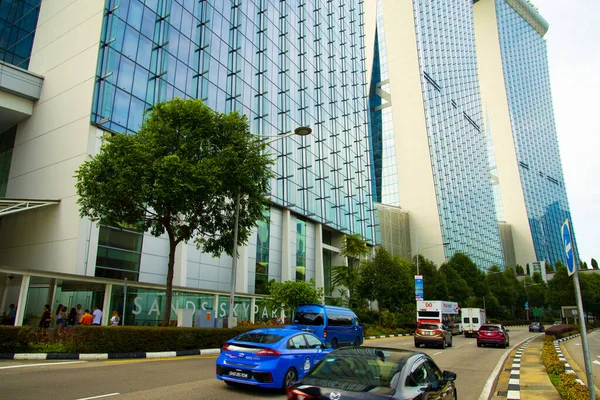 Singapore City Singapur Dubna 2019 Sheares Avenue Blízkosti Hotelu Marina — Stock fotografie